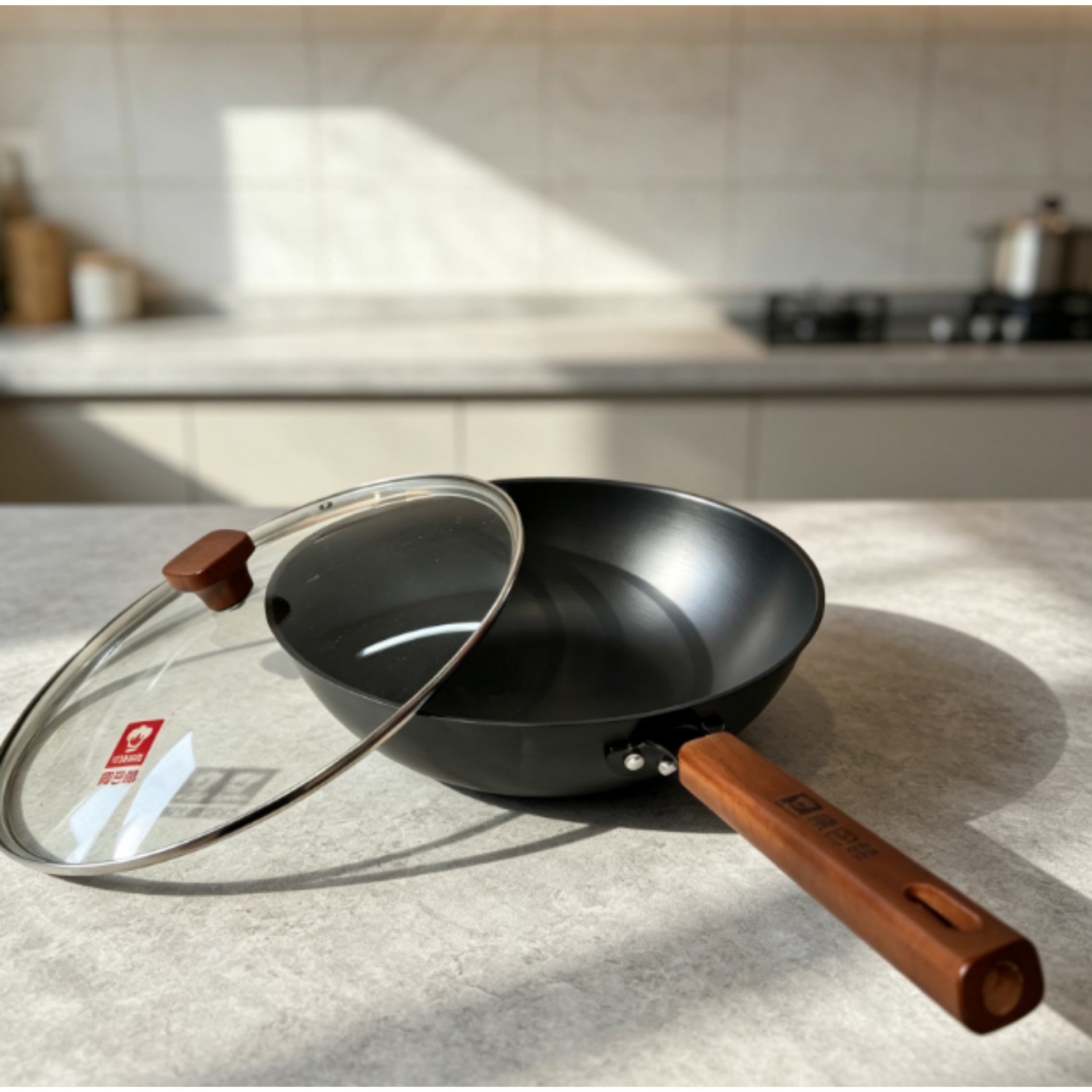 康巴赫深氮防锈精铁炒锅32cm